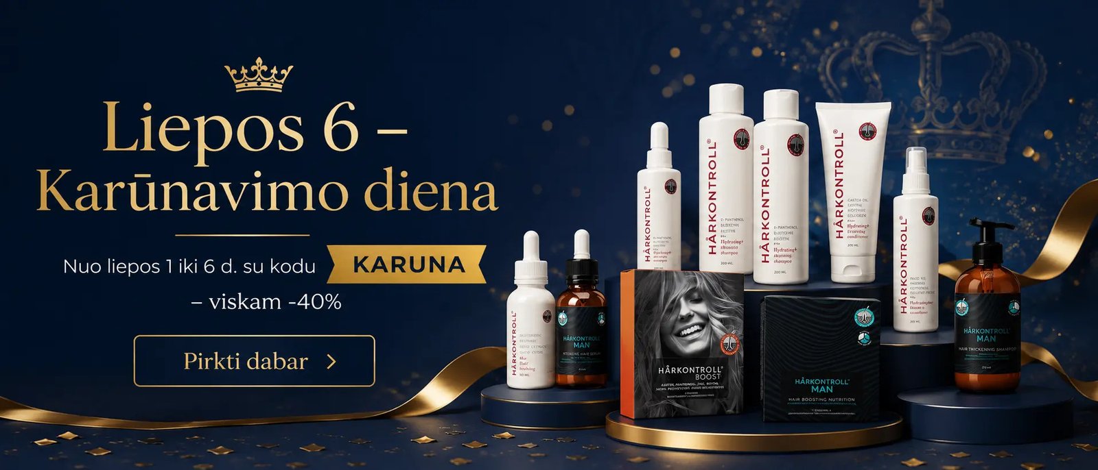 Karūnavimo diena su kodu -40 viskam 07 mėn. 1