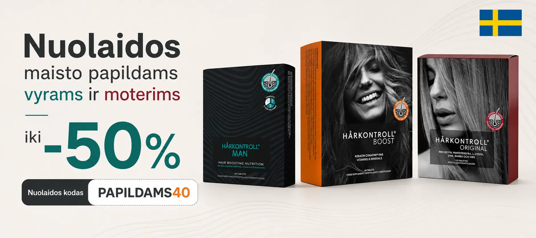 Papildams iki -50%